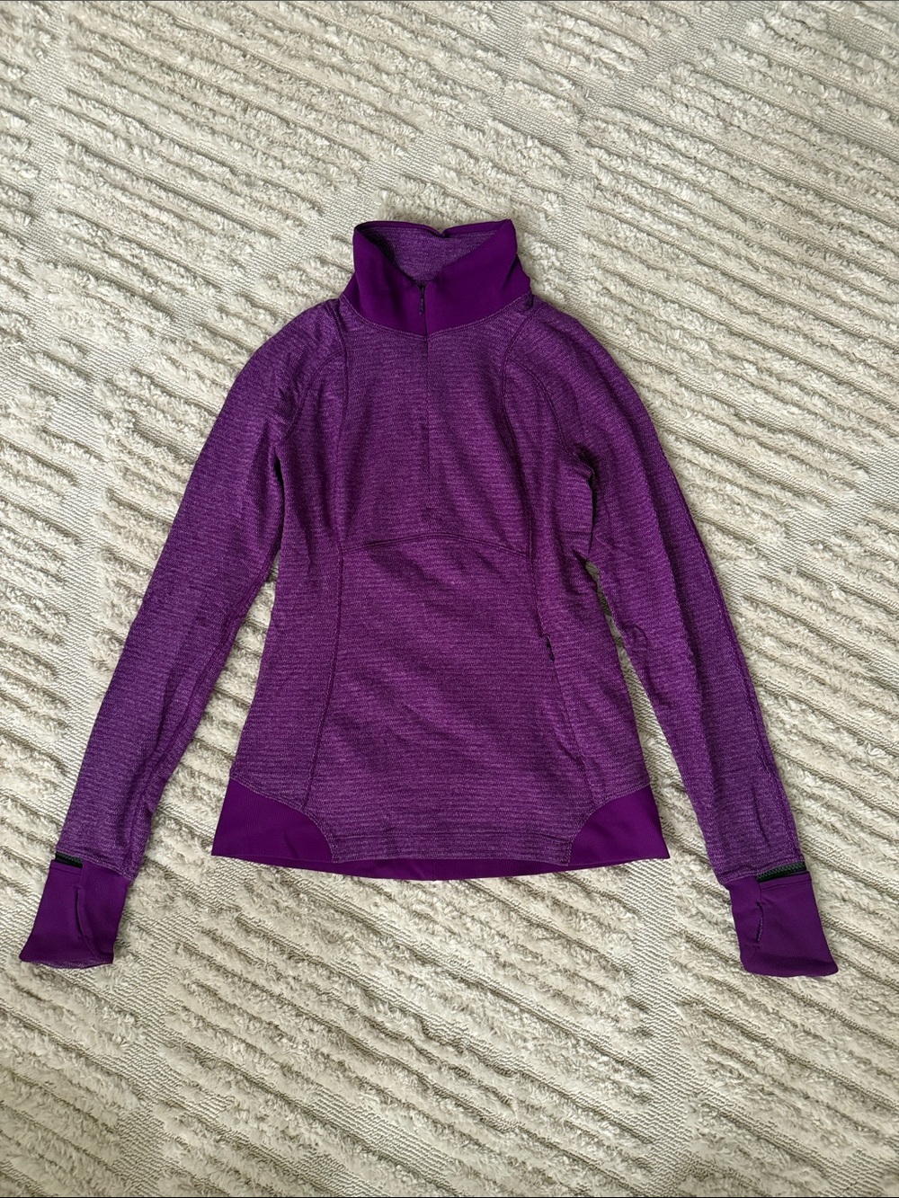 Lululemon Purple Half-Zip Athletic Pullover
